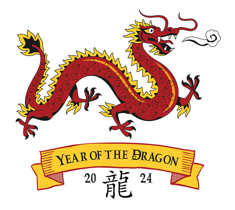 Celebrating the Chinese Zodiac Year of the Dragon in 2024.