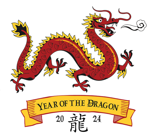 Celebrating the Chinese Zodiac Year of the Dragon in 2024.