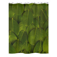 Green Leaves Shower Curtains