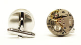 Clockwork Design Cufflinks, Stainless Steel