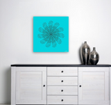 Propeller by Frederick Kinski - 24" x 24" (62 x 62 cm) - Stretched Canvas Print
