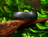 Rune Words Viking Retro Ring
