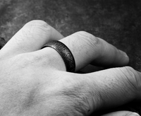 Rune Words Viking Retro Ring