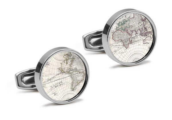 Nova Totius Terrarum Orbis Tabula Cufflinks