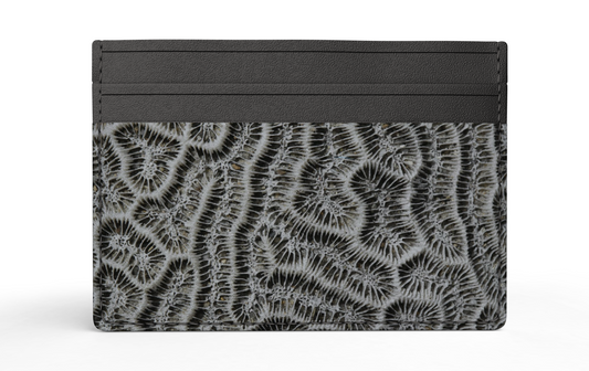 Brain Coral Nappa Leather Card Holder