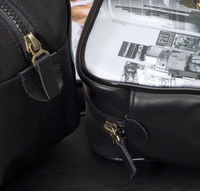 Indian Drawing Nappa Leather Toiletry Bag