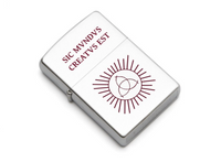 Sic Mvndvs Creatvs Est & Triquetra Symbol ZiPPO windproof lighter
