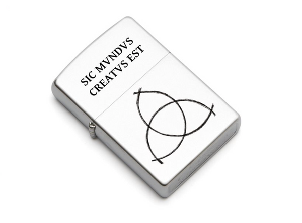Sic Mvndvs Creatus Est & Triquetra ZiPPO windproof lighter