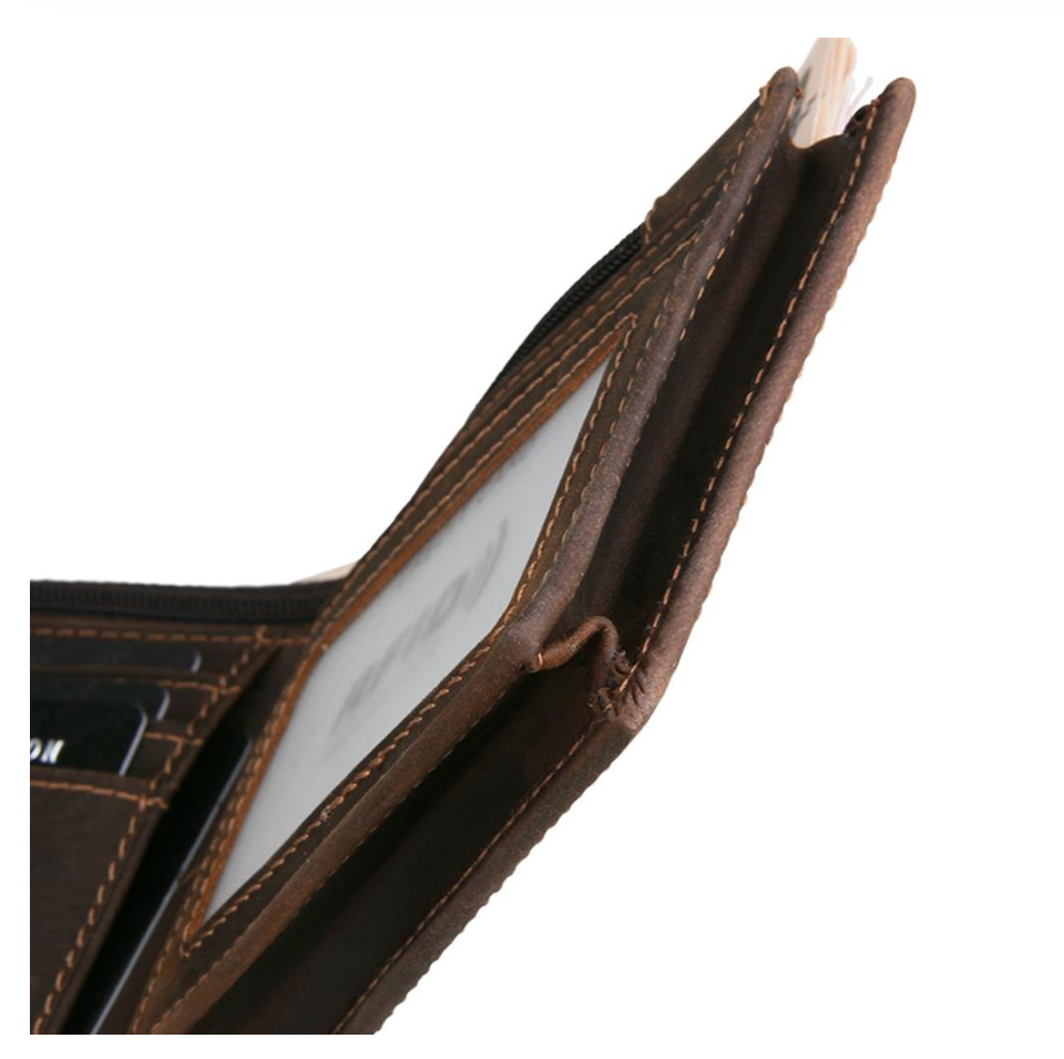 Handmade Vintage Genuine Leather Wallet.