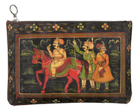Indian Drawing Nappa Leather Hollywood Bag