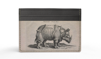 Rhinoceros Nappa Leather Card Holder ~