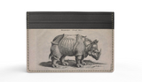Rhinoceros Nappa Leather Card Holder ~