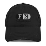 FK Logo Distressed Dad Hat