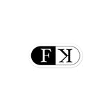 Frederick Kinski Logo Bubble-free stickers