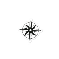 Compass Star Bubble-free stickers