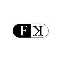 Frederick Kinski Logo Bubble-free stickers